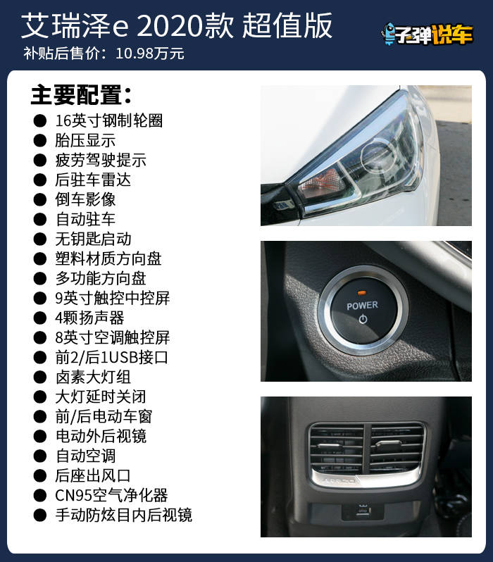 子弹说车丨配ADAS+级驾驶辅助系统，艾瑞泽e哪款值得买？_搜狐汽车_搜狐网