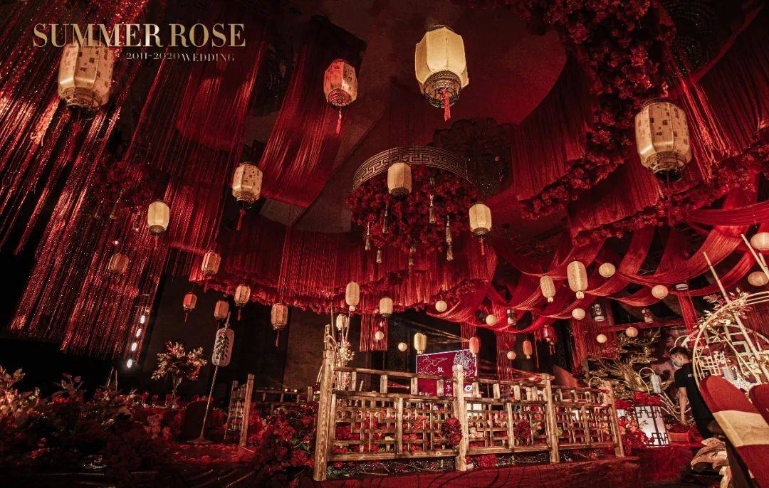 原创一场华丽大气的中式婚礼感受中国风的绝美古风书写现代连理