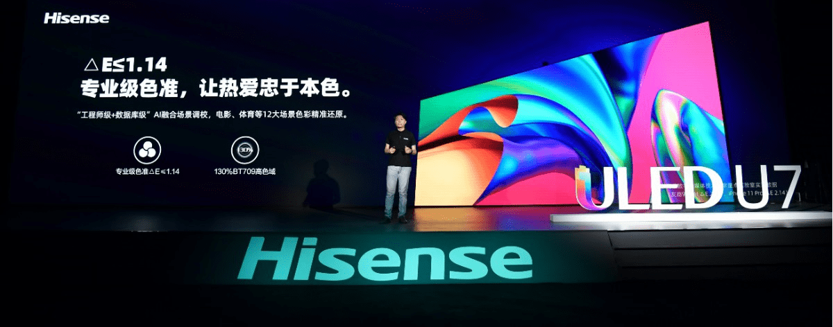 满屏黑科技!海信年度最爆款uled超画质电视u7全球发布