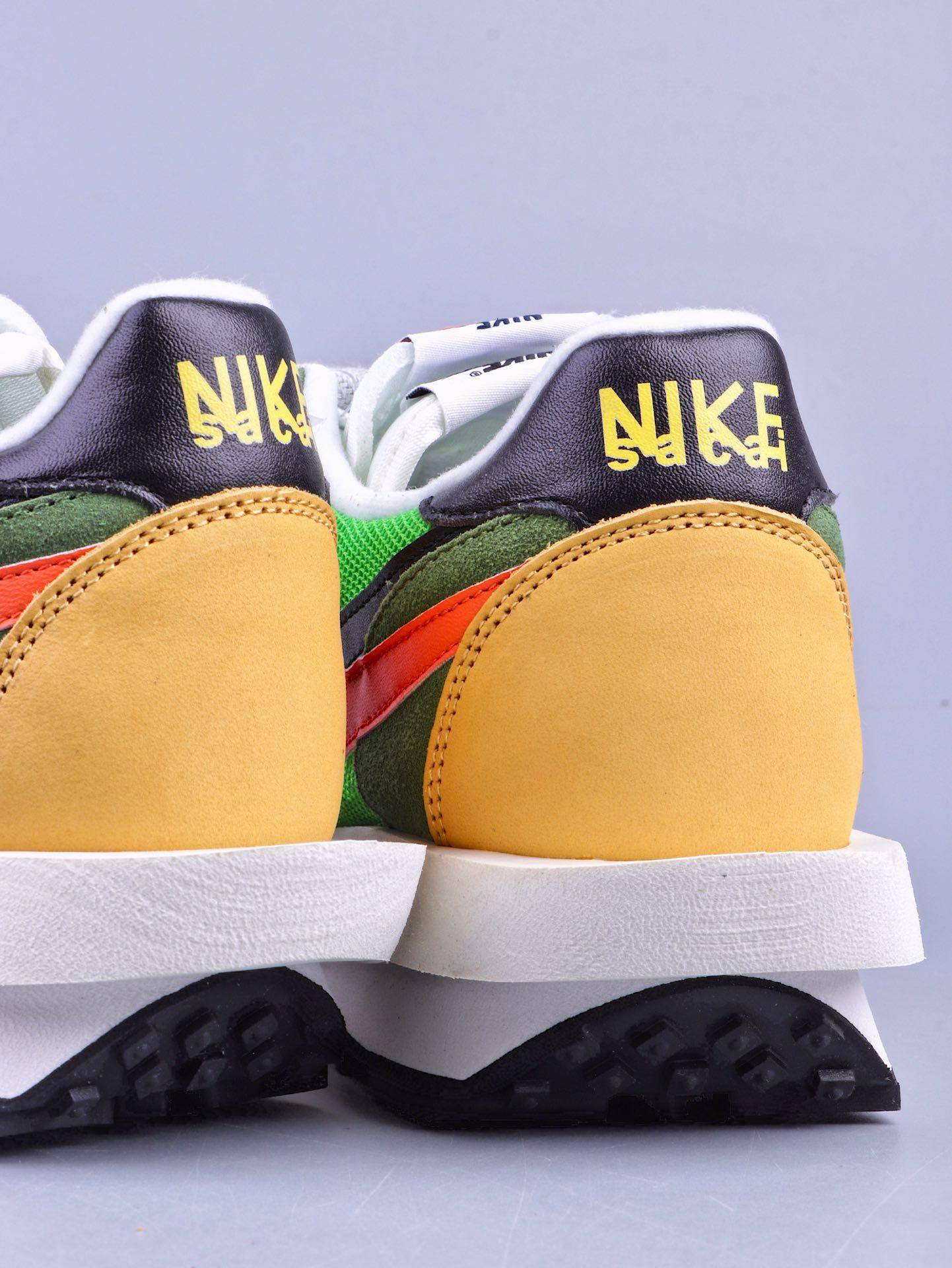 美图赏析:"nike x sacai waffle daybreak" "黄绿"配色