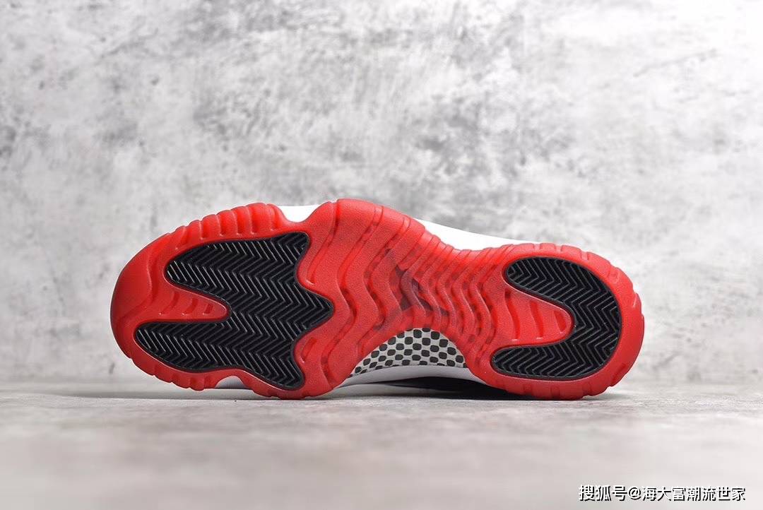 air jordan 11 bred黑红康扣真假对比