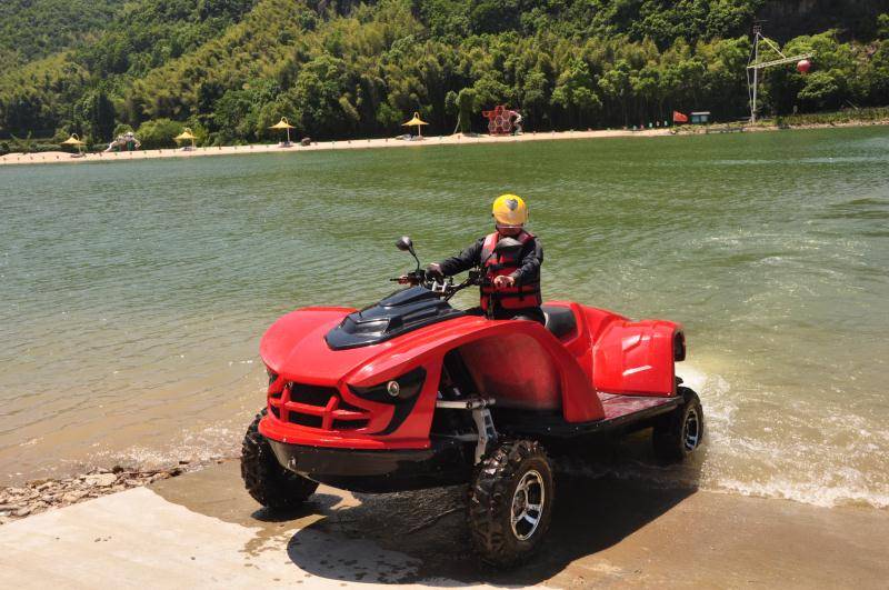 国产水陆两栖摩托车图片和视频