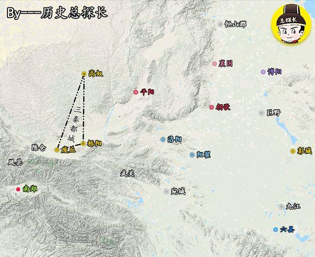 项羽分封之时,对于刘邦异常警惕,在秦地特地分封 章邯,司马欣,董翳三