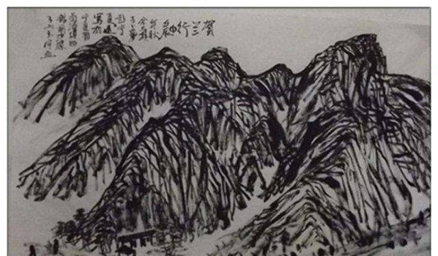 原创曾翔焦墨画被喷的一无是处!将纸涂黑就算大师,网友:能好好画吗