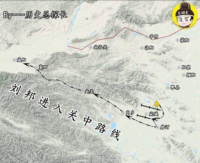 图解秦末战争:刘邦西行进兵,进抵关中,项羽分封18王