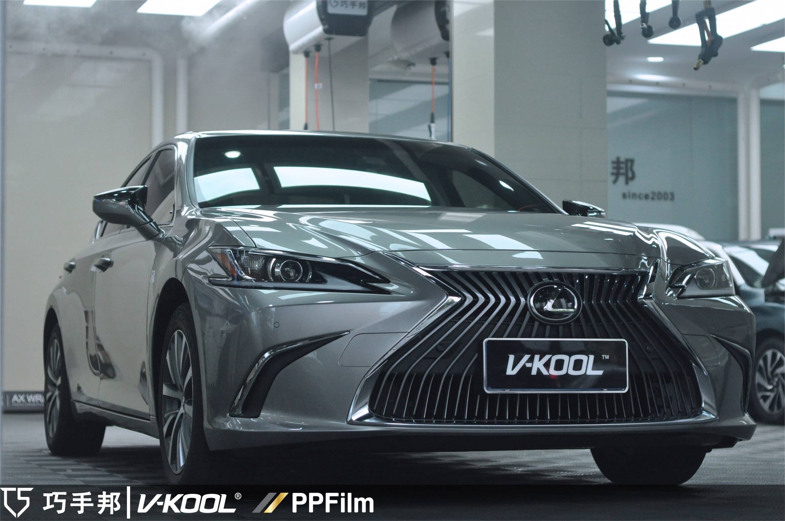 雷克萨斯es200装贴威固v10隐形车衣巧手邦