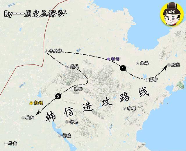 原创图解楚汉战争:楚汉对峙,韩信出兵齐国,击溃20万齐楚联军