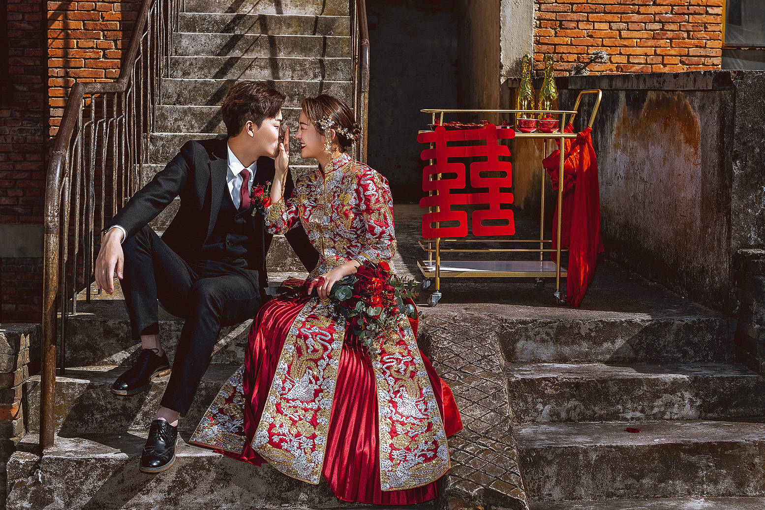 新中式秀禾服婚纱摄影:拍出最潮,最美中国风
