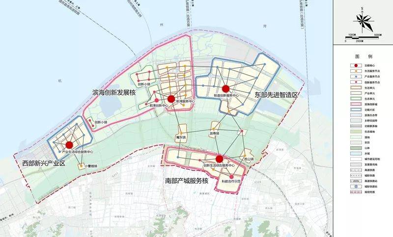 前湾新区(杭州湾)国土空间规划公示!3大主通道,15分钟生活圈!