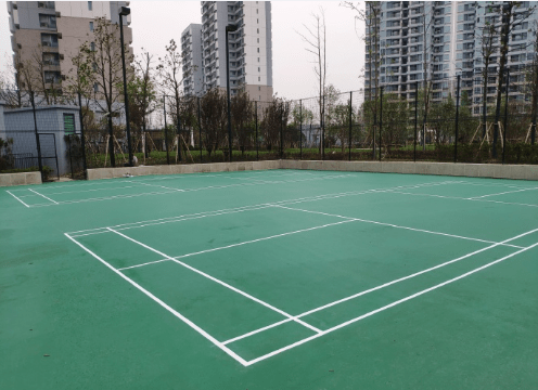上海市嘉定区盘古天地小区硅pu羽毛球场 -搜狐大视野-搜狐新闻