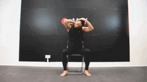 73主要肌肉:肩胛提肌78要点1:坐直身体,右手手肘朝向正上方78