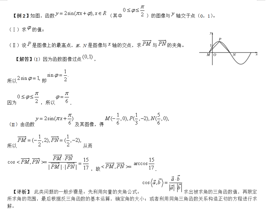 北大学霸揭秘,高中数学:破题第25个大招有关(三角函数与平面向量综合