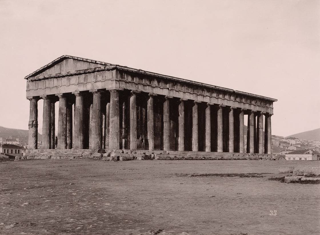 历史老照片:古老的雅典卫城