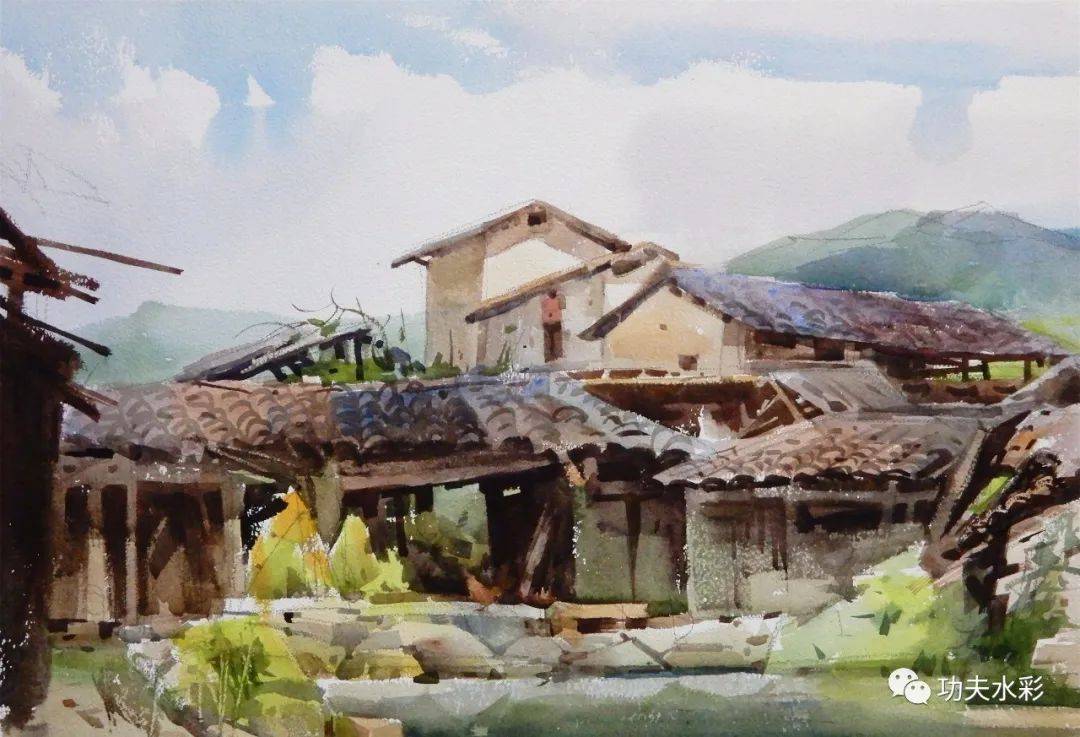 中国当代水彩画家排名图片