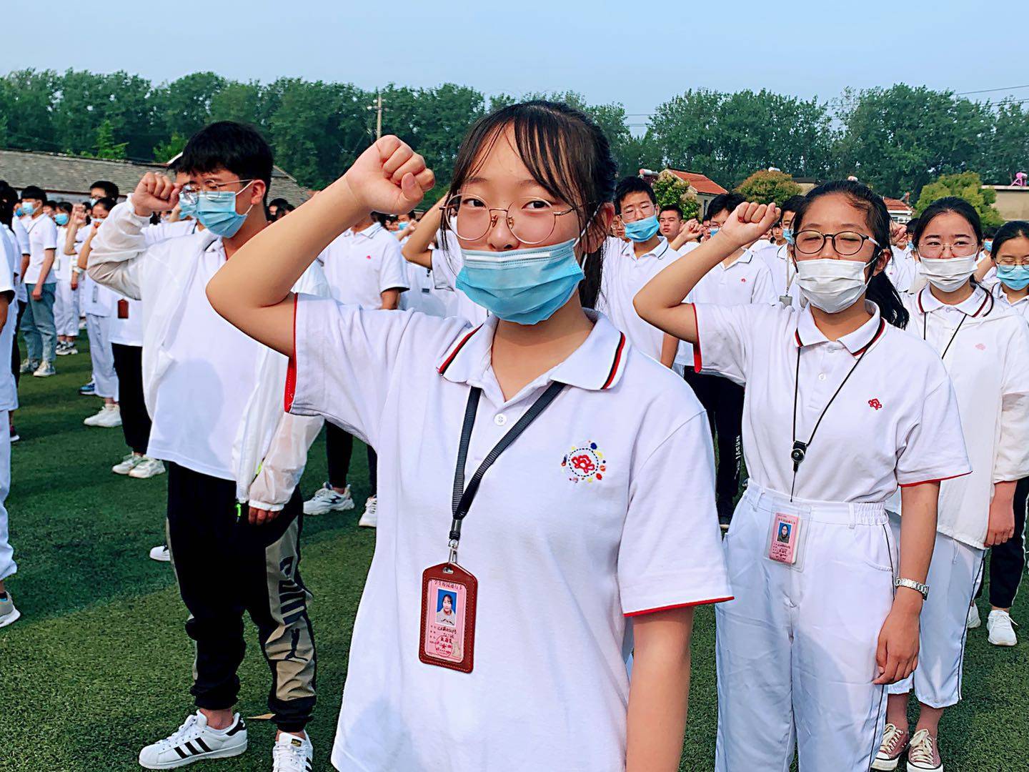 书写青春岁月,翻开辉煌篇章!宝应氾水初中举行2020年中考暖行仪式