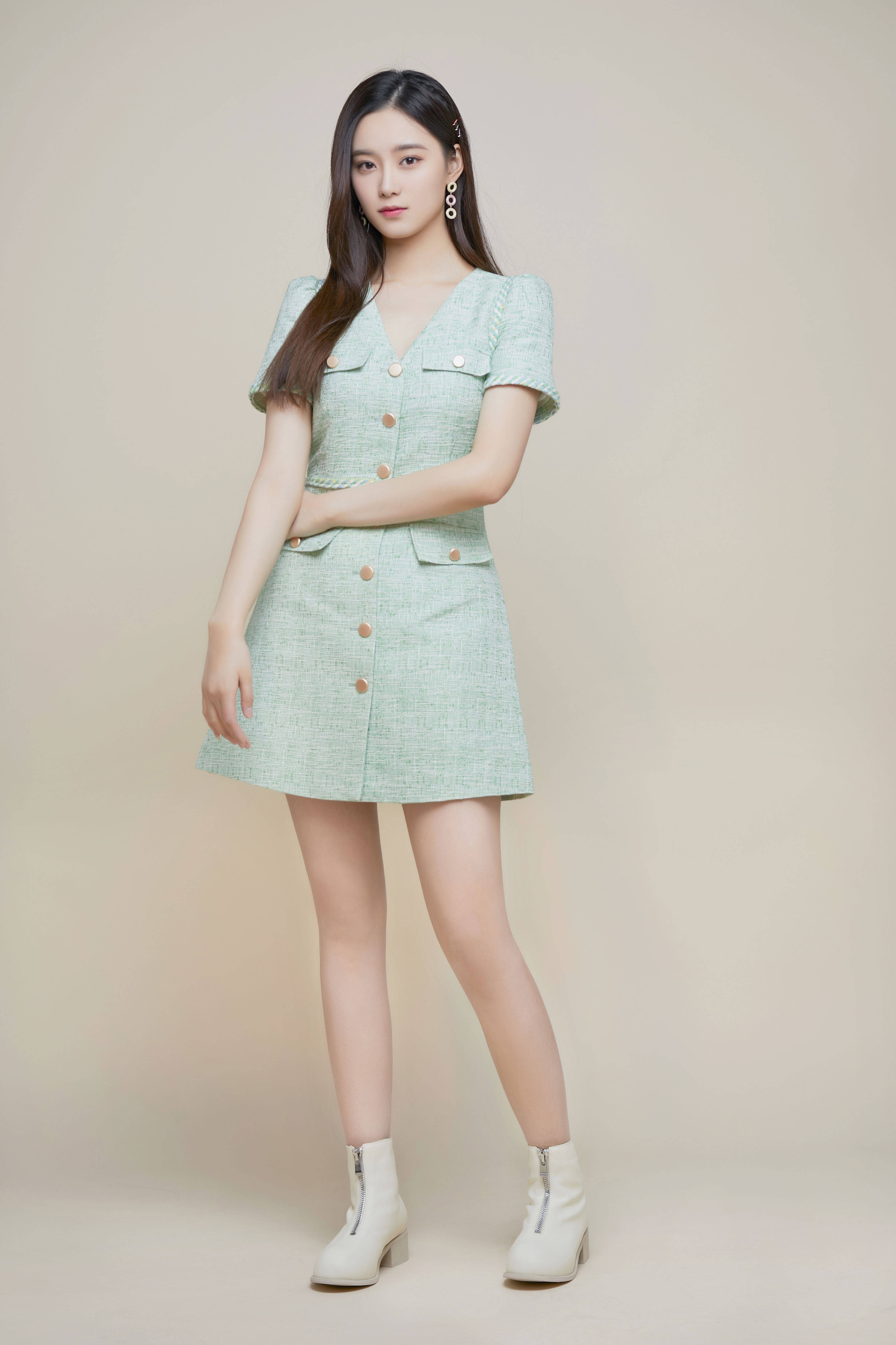 创造营学员徐艺洋夏日薄荷绿写真曝光决赛倒计时结果引期待