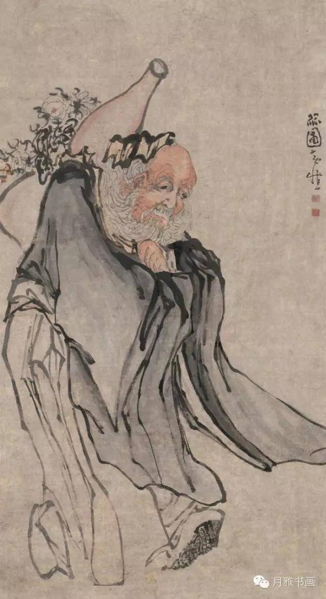 黄慎(扬州八怪)写意人物画40幅集珍