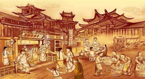 古代地摊经济发展的两次鼎盛时期,每次都伴随着集市贸易的大发展