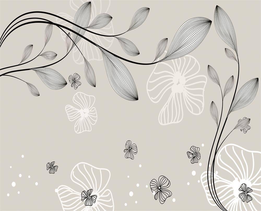 现代简约石材电视背景墙设计壁画