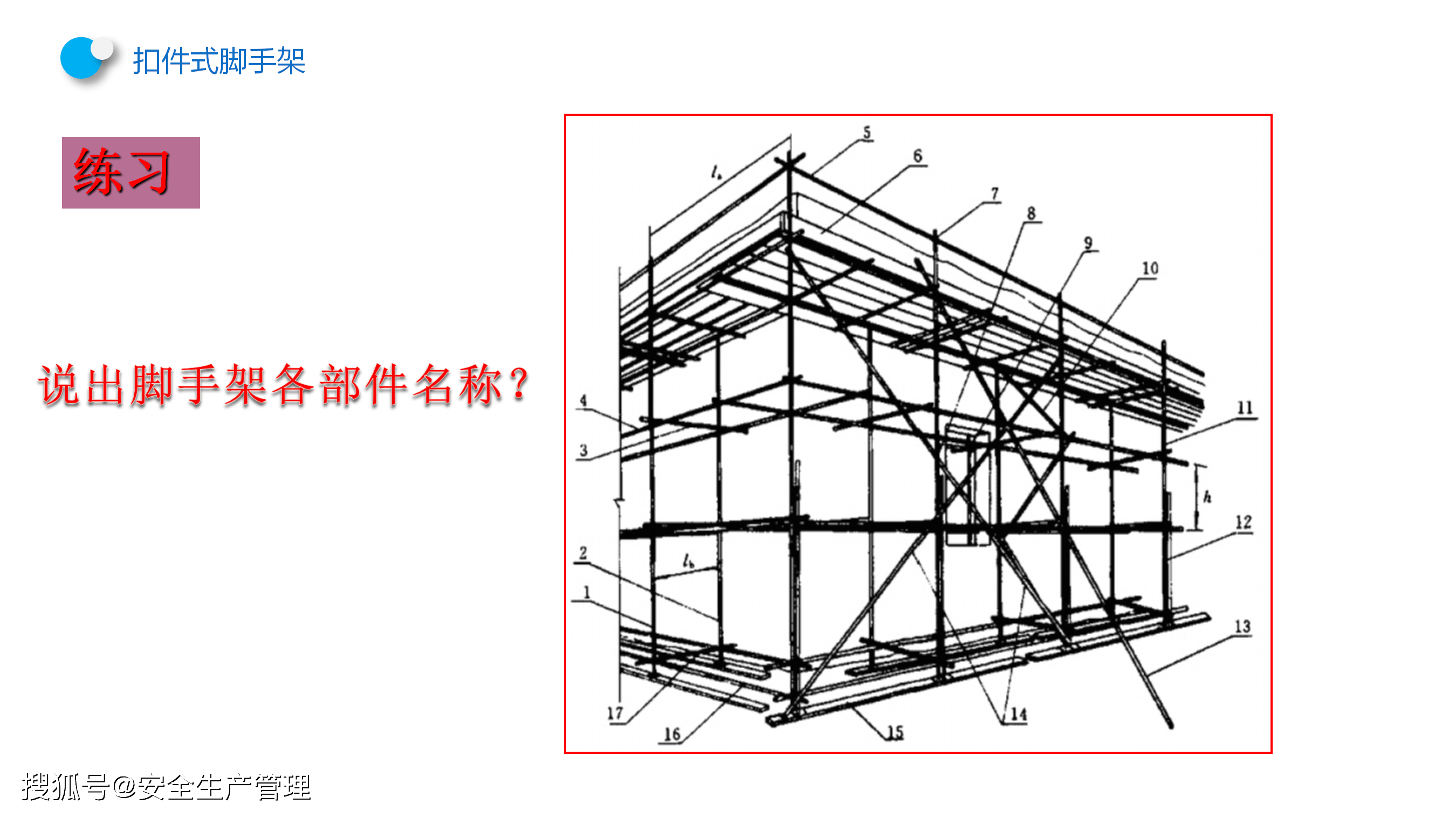 常见脚手架类型施工安全培训