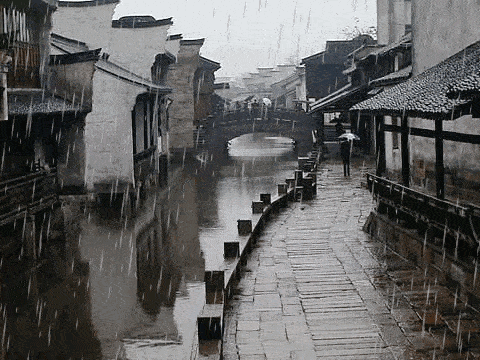 江南的梅雨季节