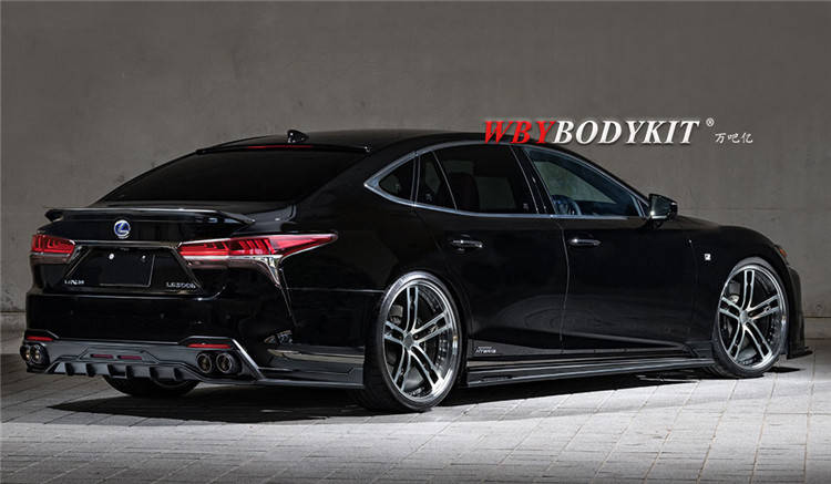 雷克萨斯ls350500h改装zeus包围前后唇mzspeed前后扰流侧裙尾翼