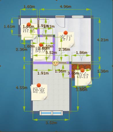 房屋结构尺寸图