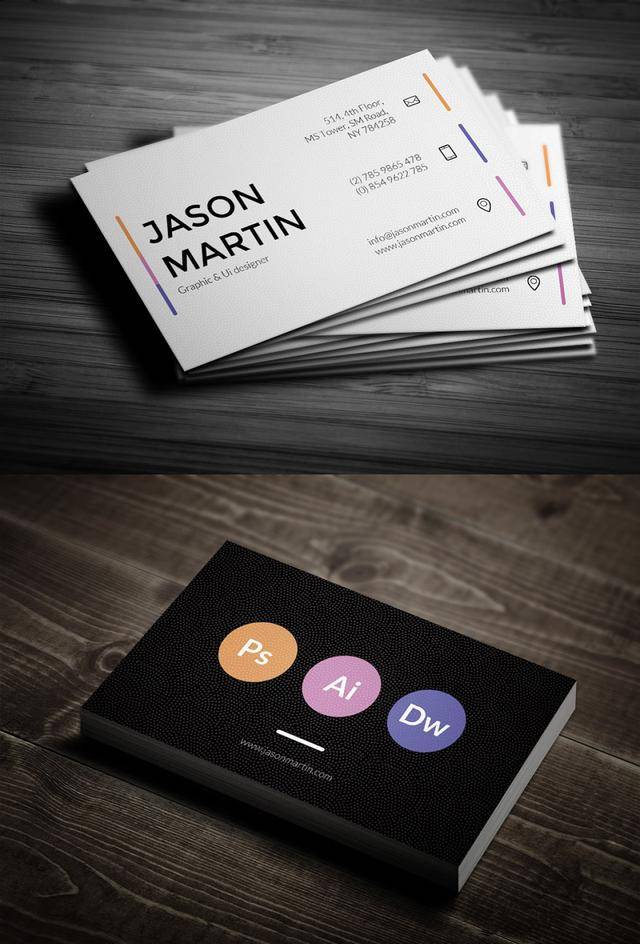 商务名片设计欣赏!有一种精致感