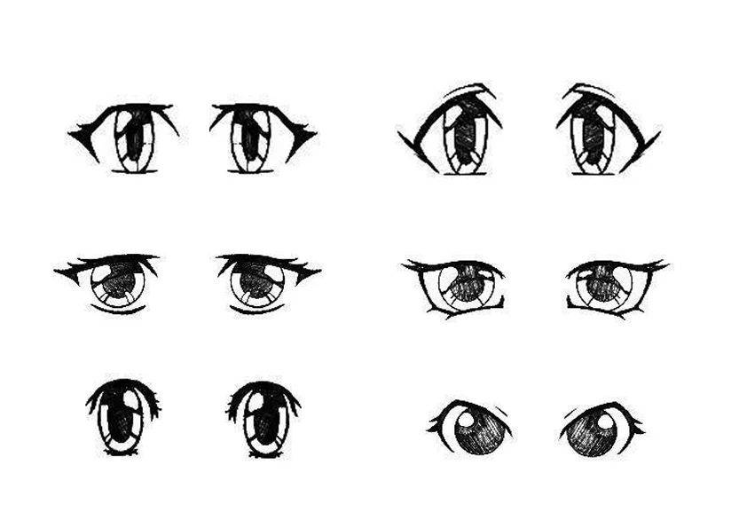 迪士尼眼睛画法图片