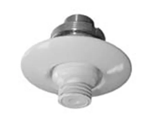 齐平式洒水喷头部分或全部本体(包括根部螺纹)安装在吊顶下平面以上