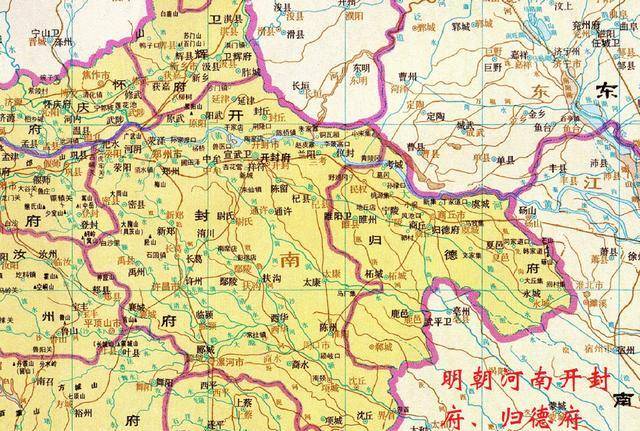 原创明朝时期,河南有两个以"德"为名的府,各辖有哪些地方?
