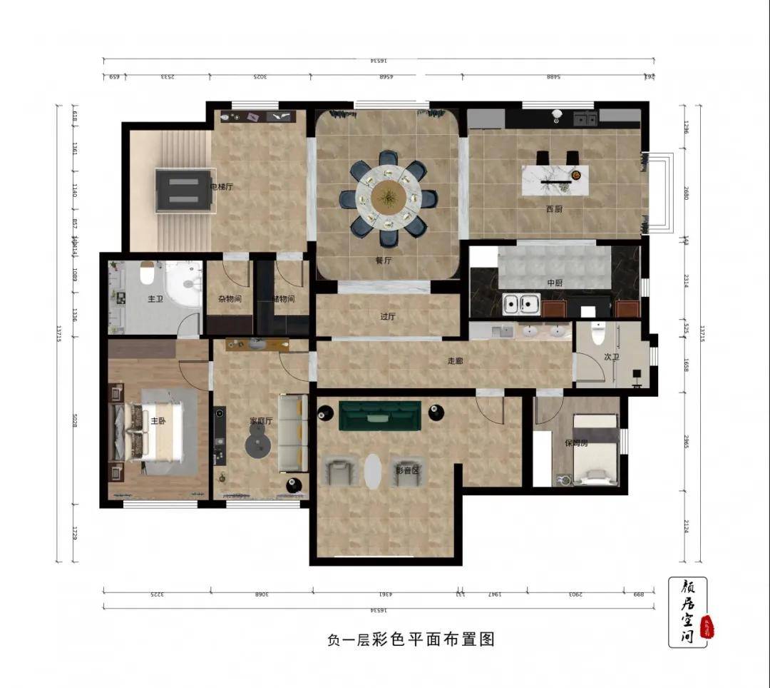 普羅理想國600平新中式獨棟別墅裝修效果圖