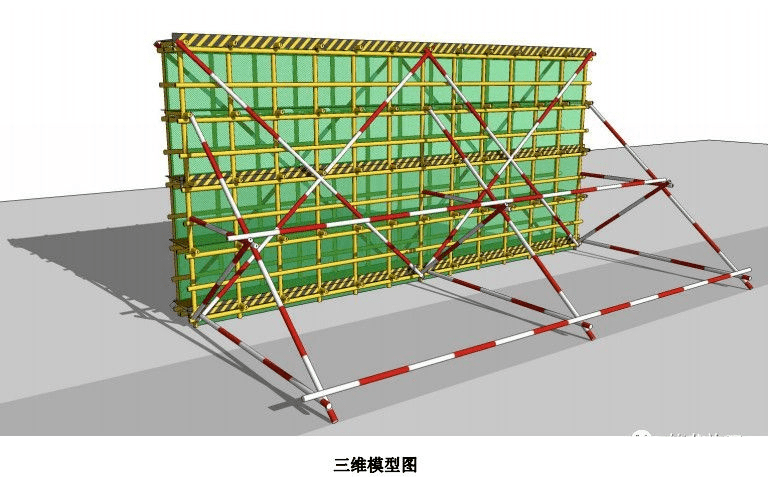 搭设抛撑时,抛撑采用通长杆并采用旋转扣件固定在脚手架上,与地玫的