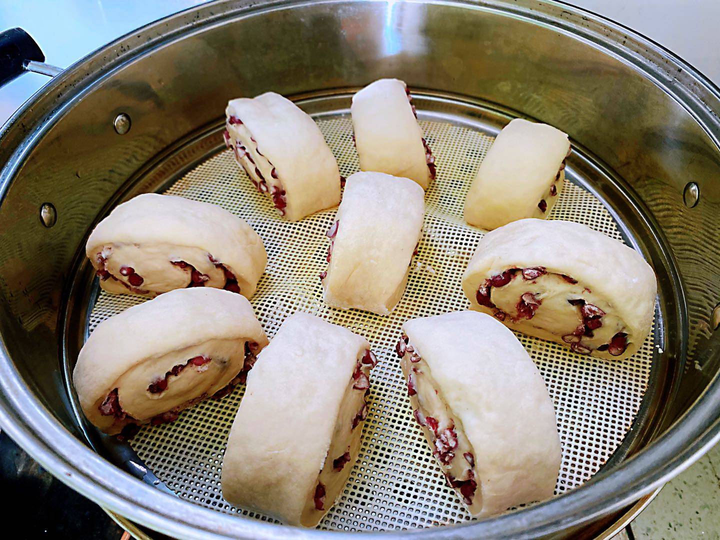 夏天早餐就爱这一口一锅做出红豆馒头蓬松柔软够吃10天