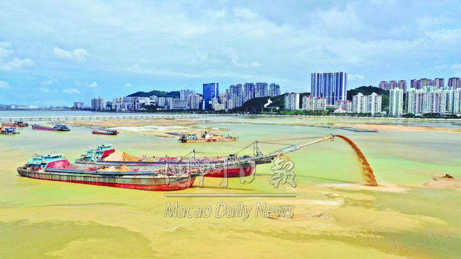 澳门人工岛渐现c区填海明年初竣工