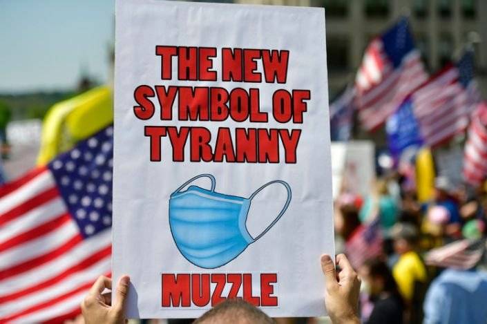 美国民众对戴口罩抵触很大