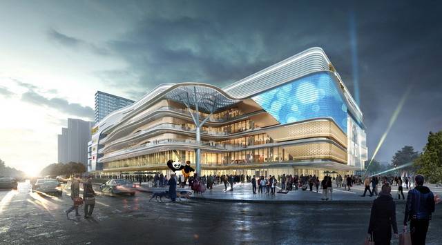 看鑫苑广场如何借助新颖设计打造城市悠享生活中心设计