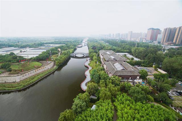 汉城湖景区鸟瞰