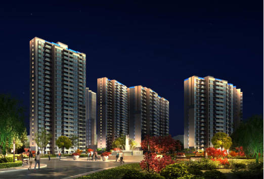 楼体亮化工程——九江站/中基学府亮化设计