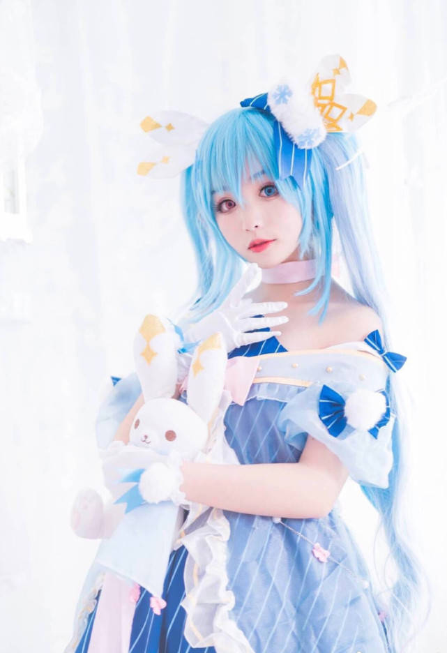 初音未来超萌cos,"以后的日子都和我一起好吗?