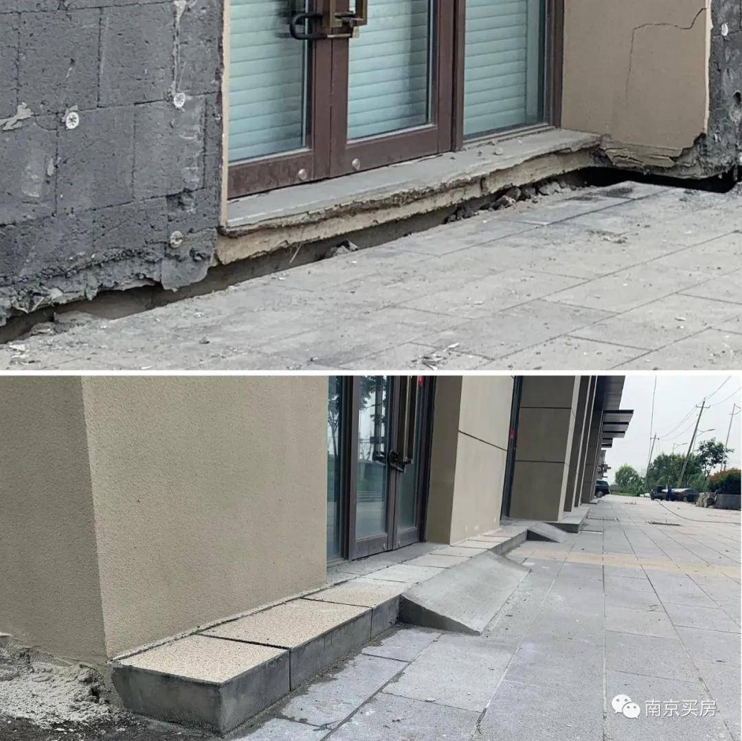 江北地下城施工导致华润国际社区开裂?小区已连夜修补完毕