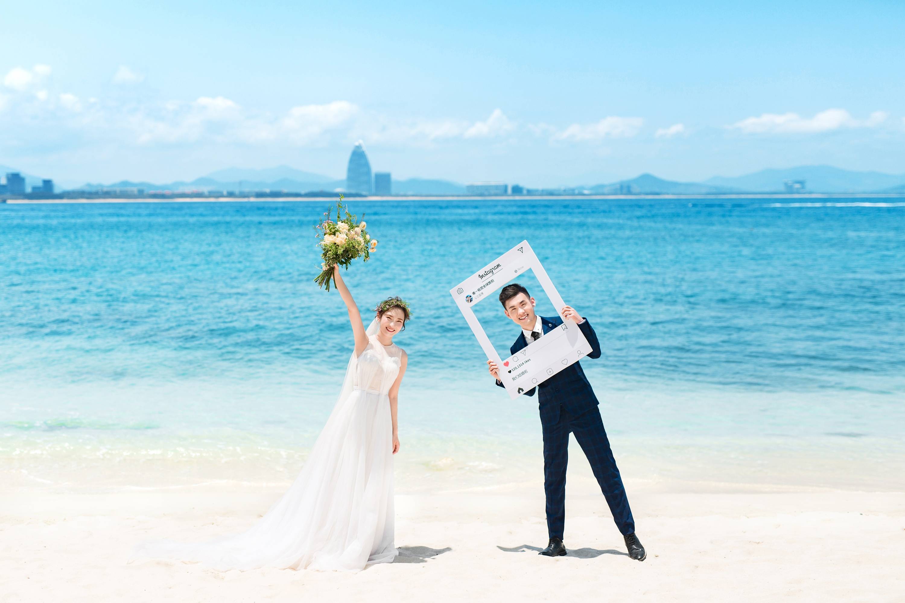 三亚旅拍婚纱摄影,选这些景点一定不会失望,拍照游玩两不误