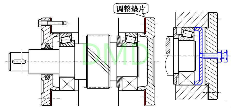 滚动轴承的轴向固定及调整