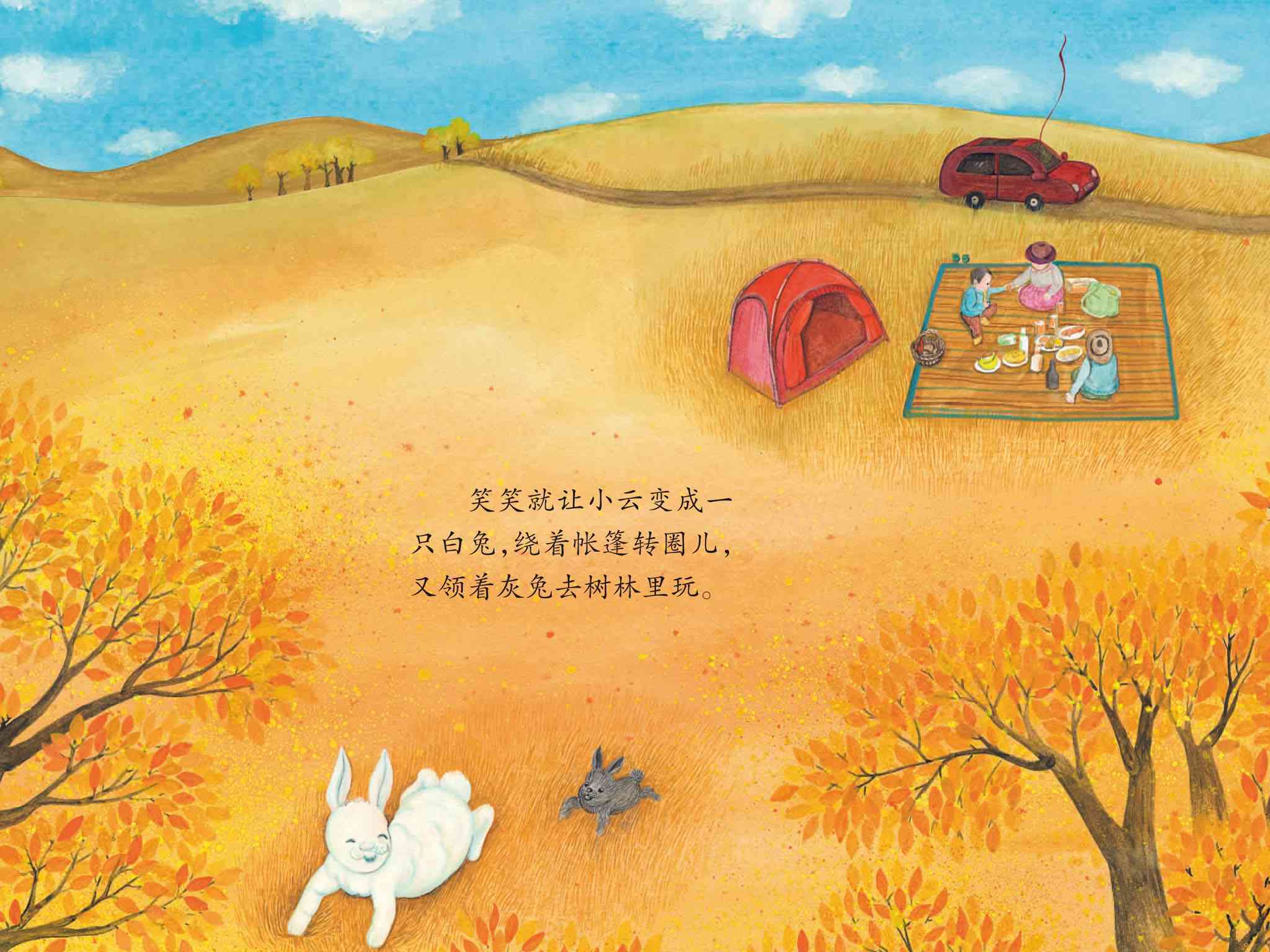 儿童绘本故事推荐天上掉下一片云