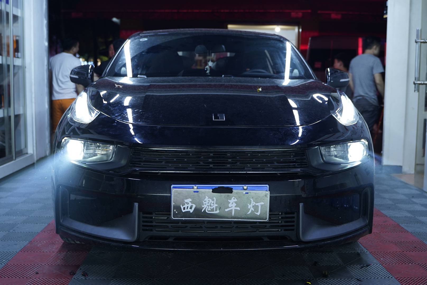 长沙领克03车灯升级改装led双光透镜实现2近4远