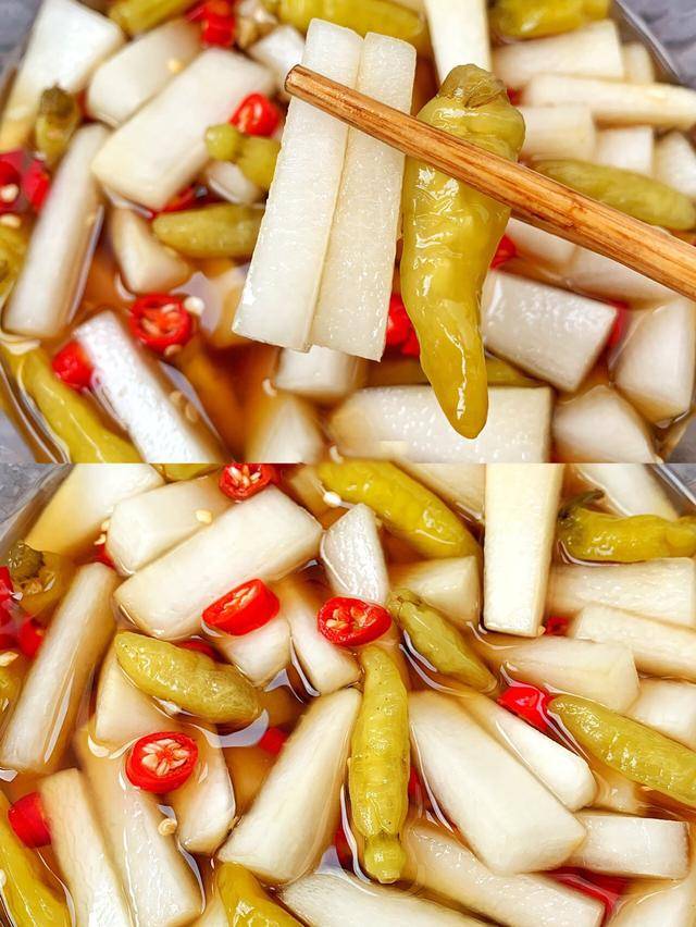 酸辣脆爽腌萝卜,超好吃的下饭小菜_白糖
