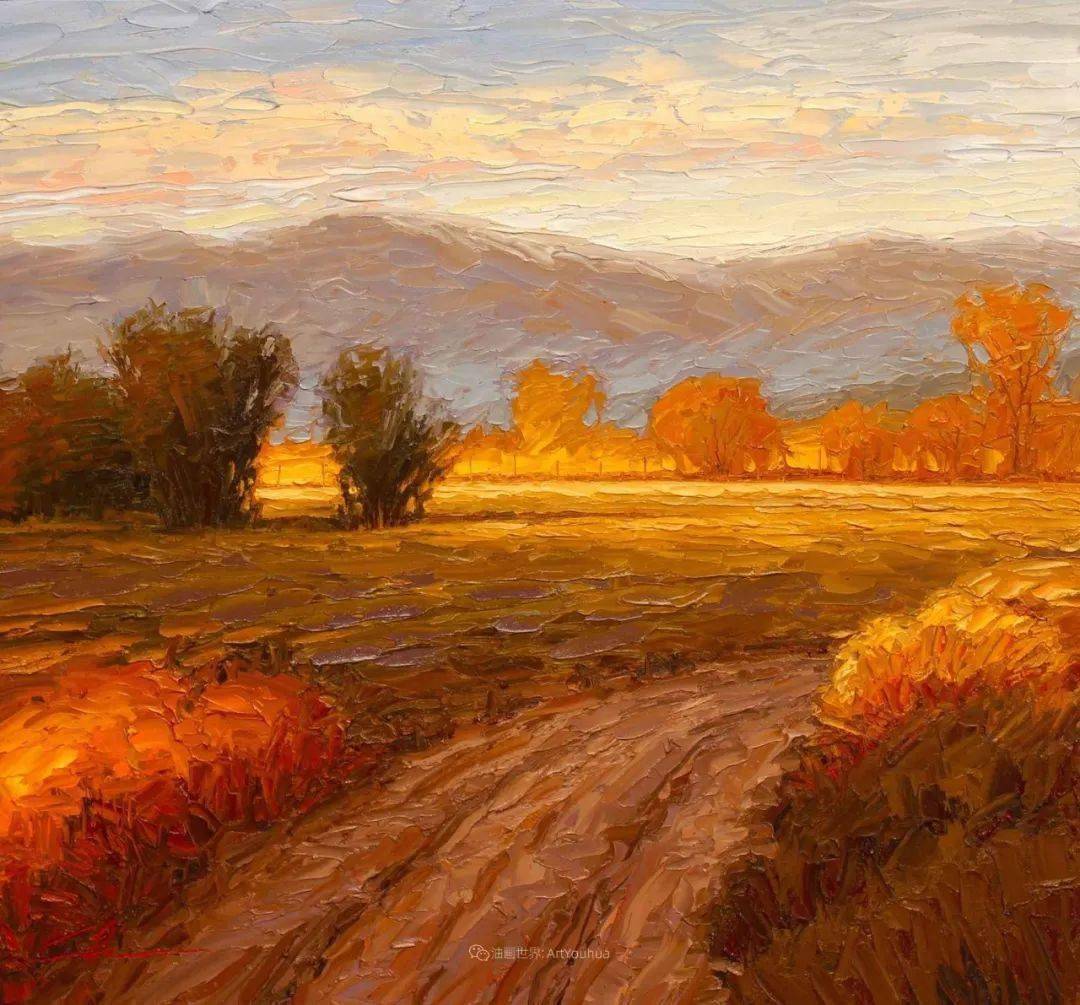 温暖祥和的风景美国画家jeffcochran油画作品欣赏