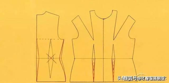 扭结上衣制版教程有裁剪纸样