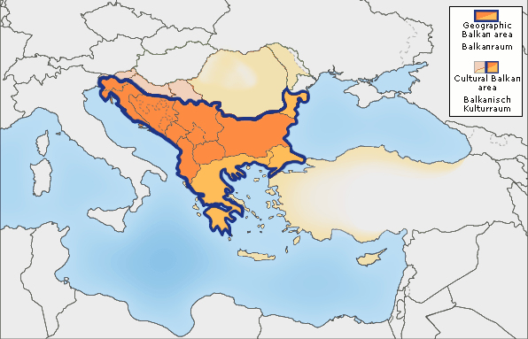 巴尔干半岛位置图片