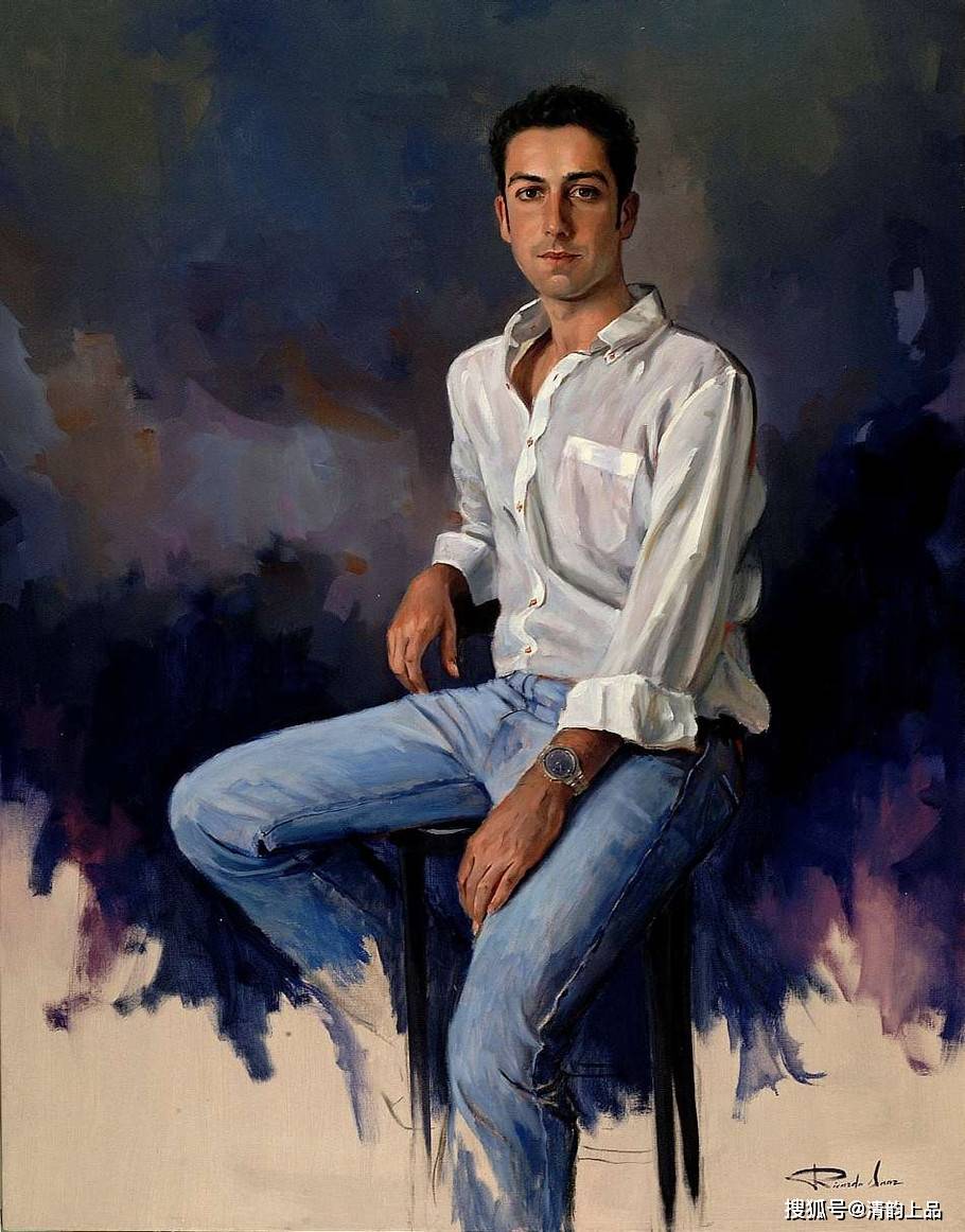 西班牙当代写实油画家,里卡多·桑斯,油画作品欣赏